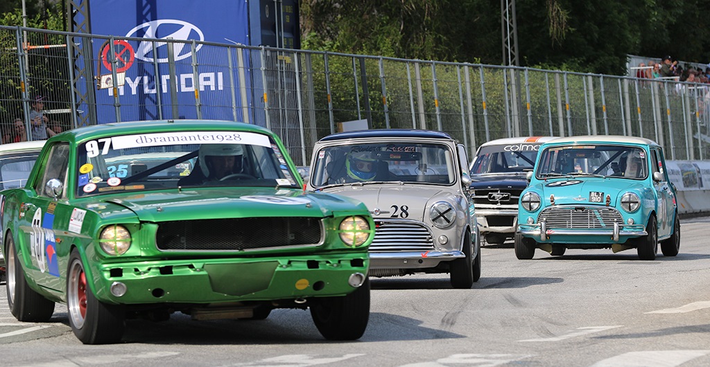 De historiske klasser er et herligt mix af forskellige biler.
(Foto: Motorsporten.dk)